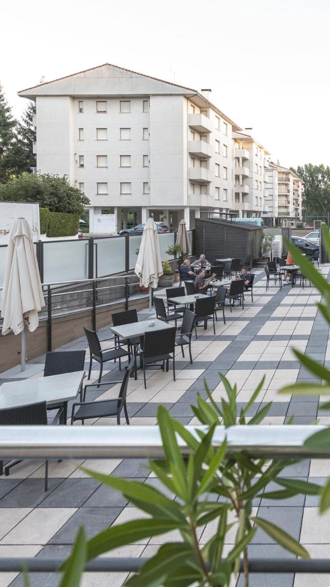 Un balcón o terraza de Hotel & Spa Real Jaca