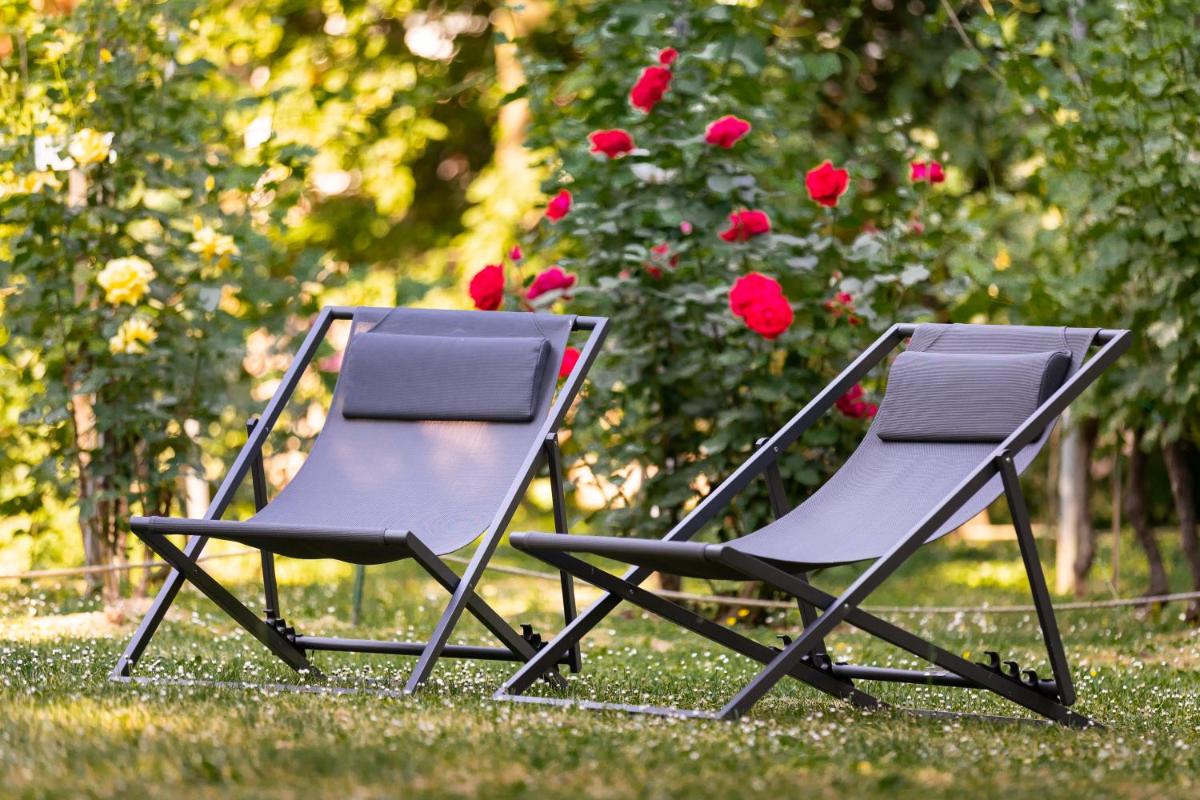 Jardin de l'établissement Hôtel Diana Restaurant & Spa by HappyCulture