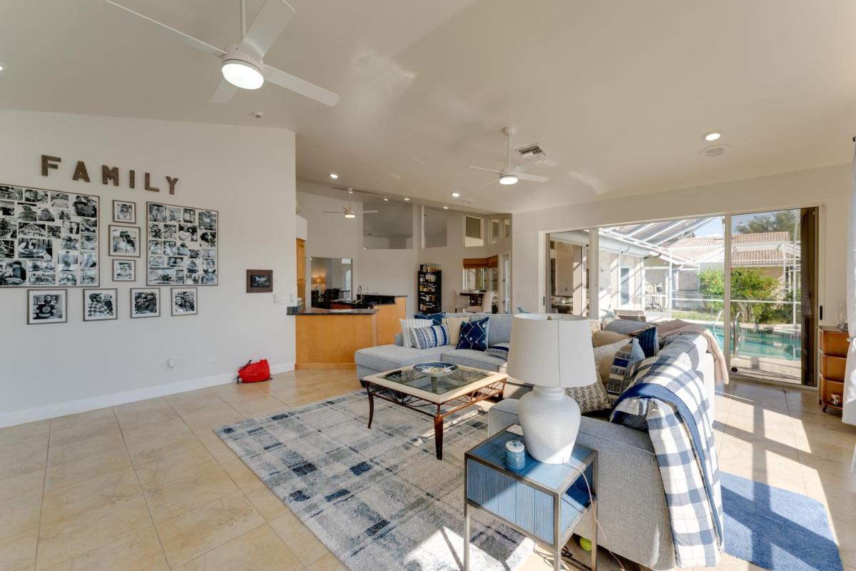 Cape Coral Waterfront Home with Swimming Dock and Pool - Housity