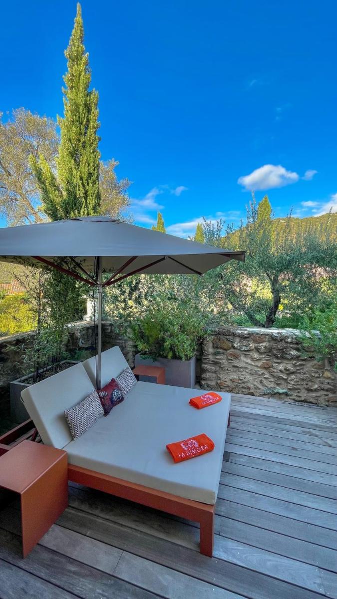 Balcon ou terrasse dans l'établissement Hôtel La Dimora & Spa