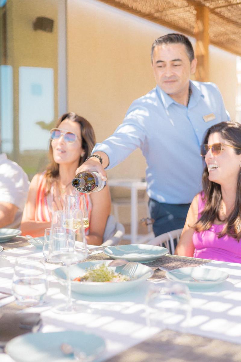 Os clientes hospedados em White Shell Beach Villas