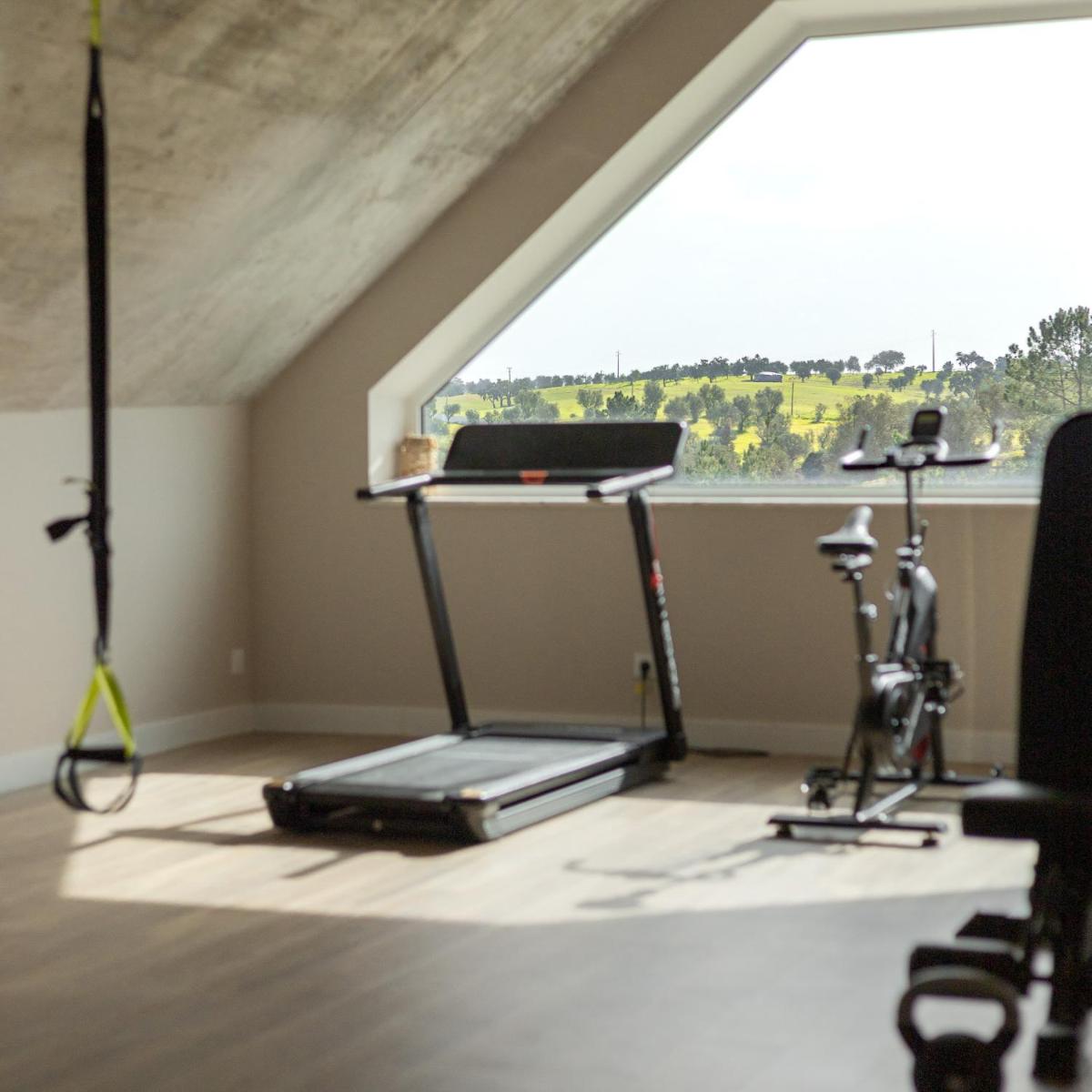 O centro de fitness e/ou as comodidades de fitness de Sleep & Nature Hotel