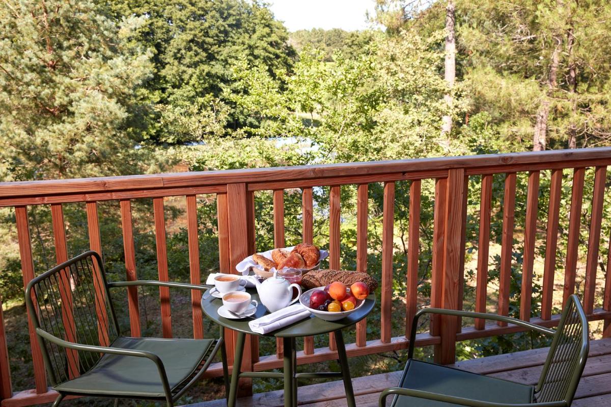 Balcon ou terrasse dans l'établissement Château Léognan, Domaine viticole - proche Bordeaux