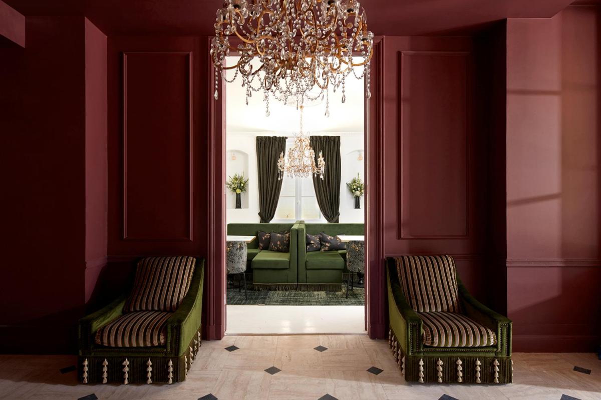 Coin salon dans l'établissement Château Léognan, Domaine viticole - proche Bordeaux