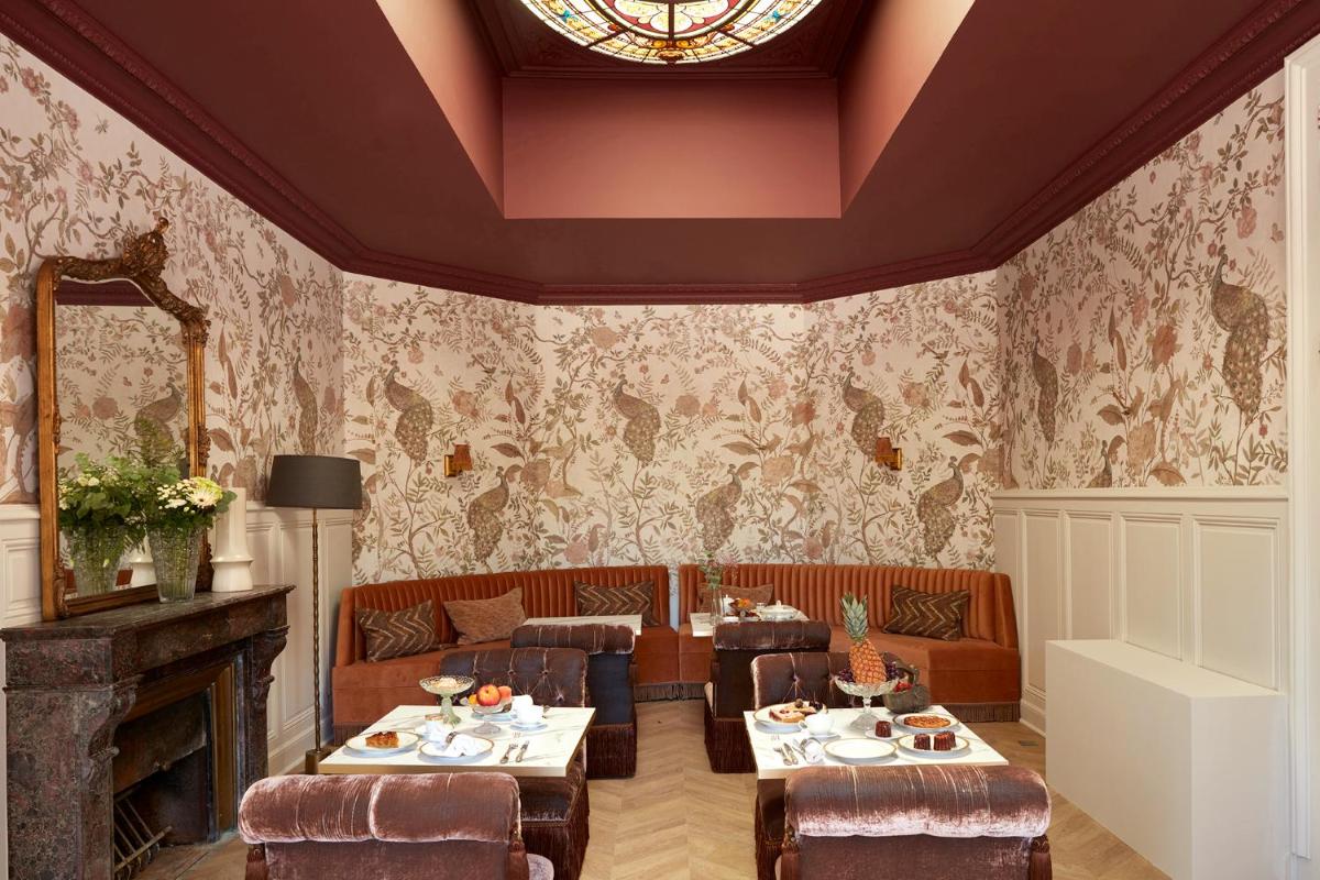 Coin salon dans l'établissement Château Léognan, Domaine viticole - proche Bordeaux