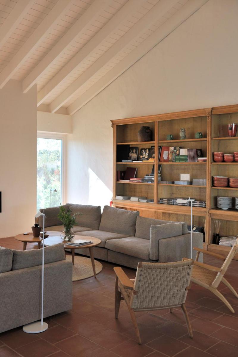Uma área de estar em Herdade da Malhadinha Nova - Relais & Châteaux