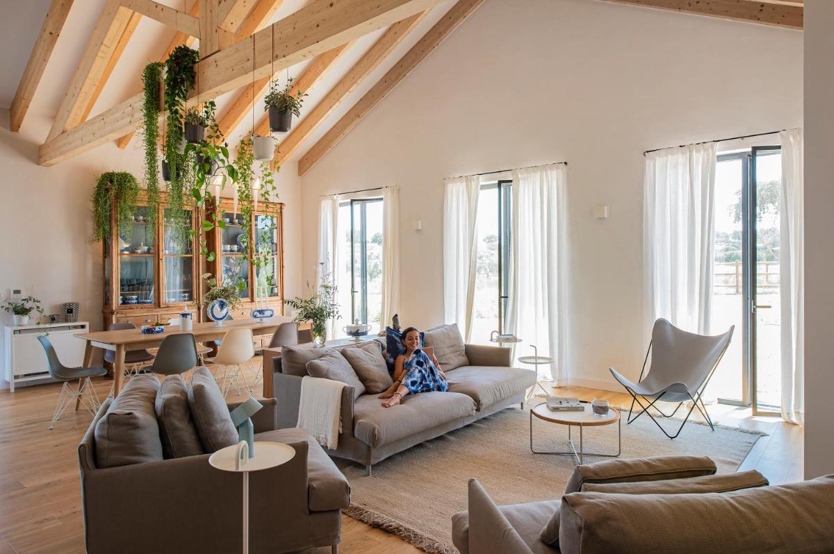 Uma área de estar em Herdade da Malhadinha Nova - Relais & Châteaux