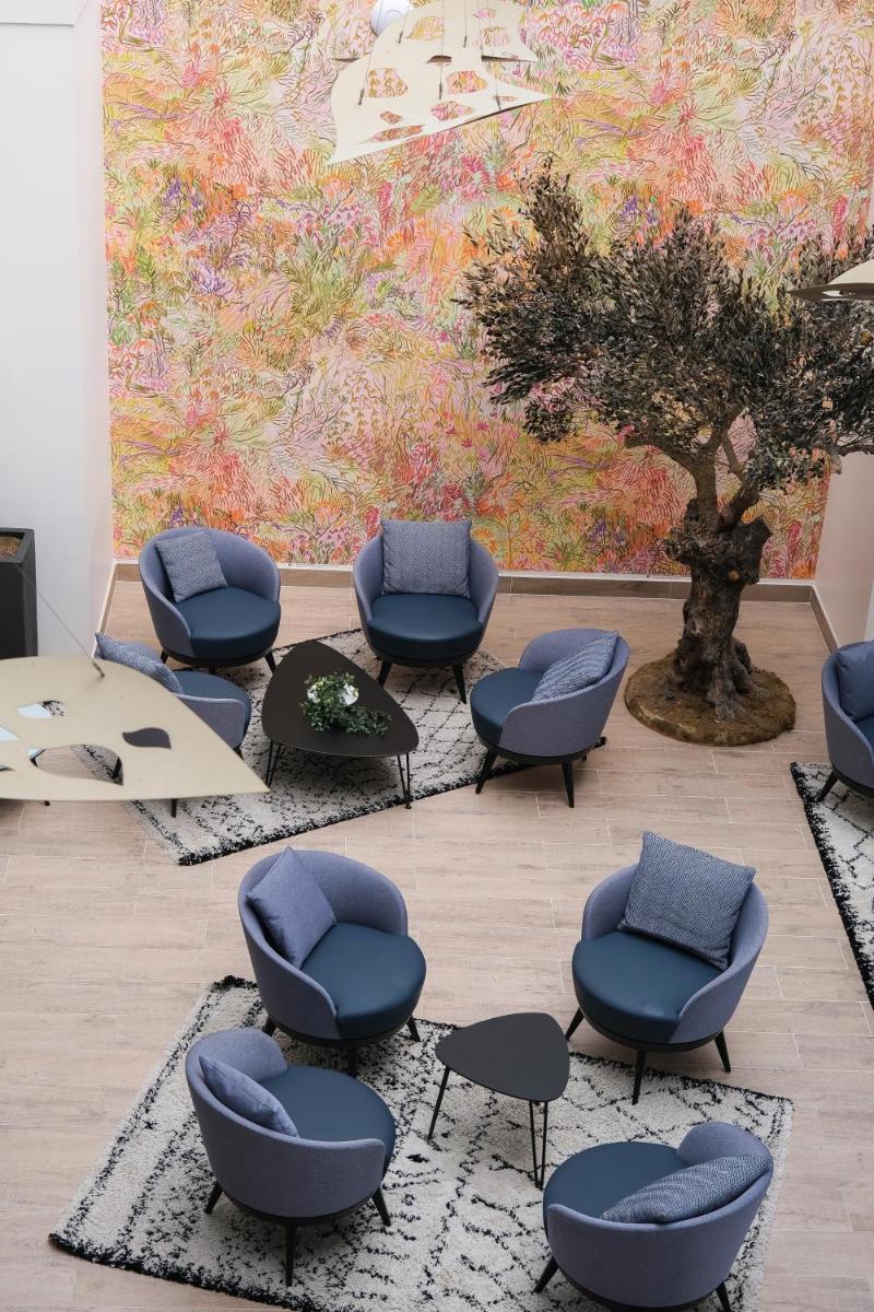 Coin salon dans l'établissement Thalazur Antibes - Résidence & Spa