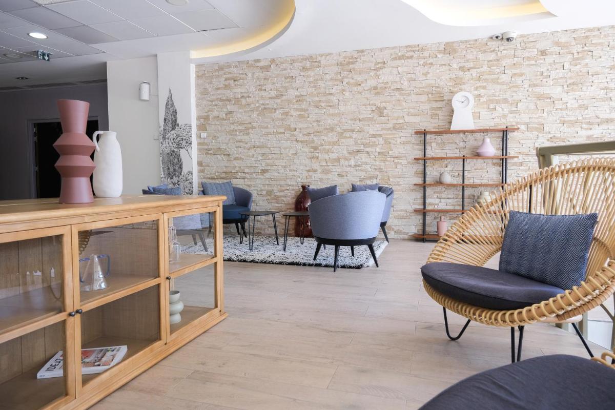 Coin salon dans l'établissement Thalazur Antibes - Résidence & Spa