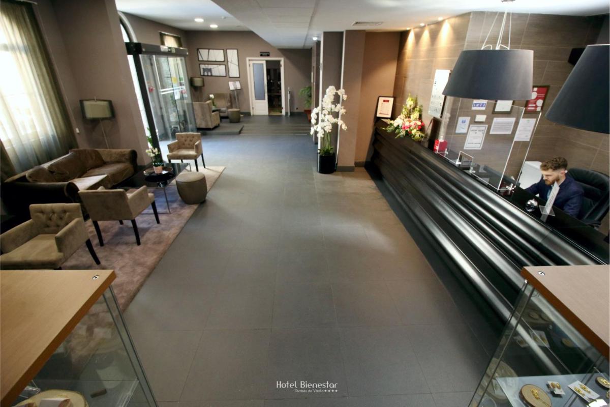 Uma área de estar em Hotel Bienestar Termas De Vizela