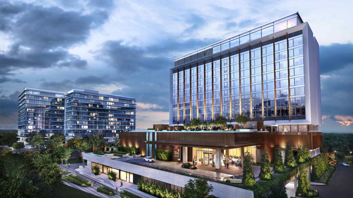 an architectural rendering of a building with at Taj The Trees, Mumbai in Mumbai