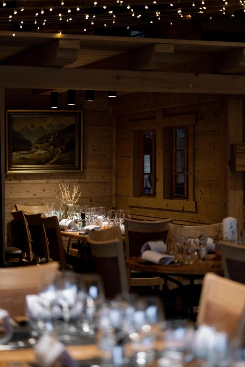 Restaurant ou autre lieu de restauration dans l'établissement Les Gentianettes Hotel & Spa