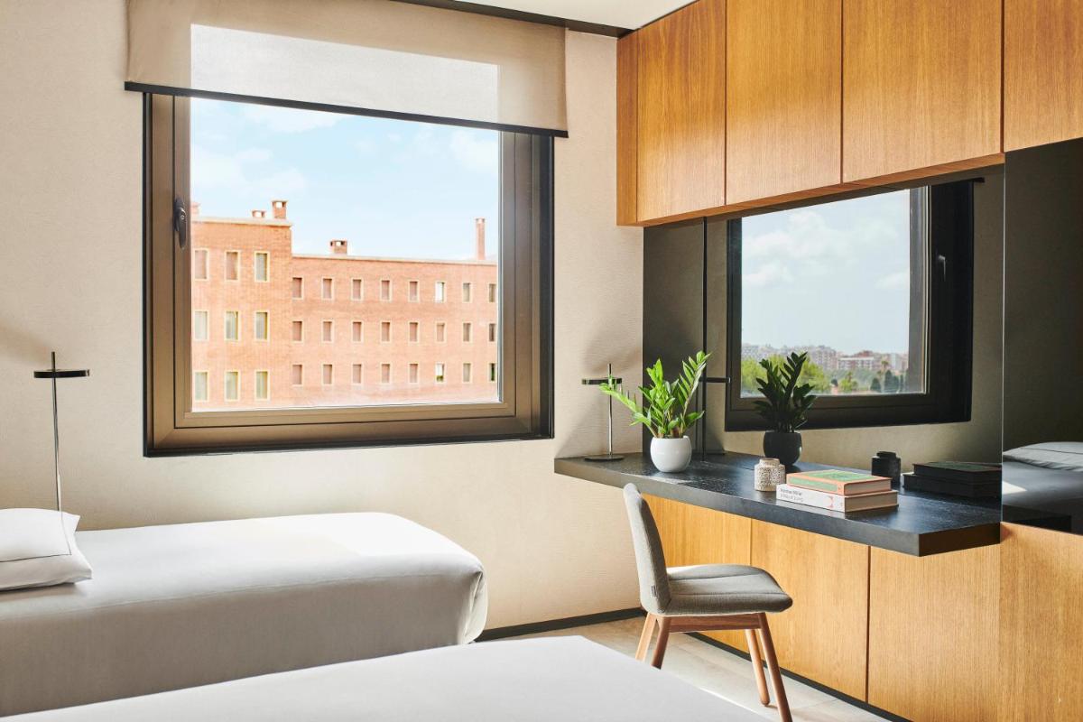Cama o camas de una habitación en Grand Hyatt Barcelona