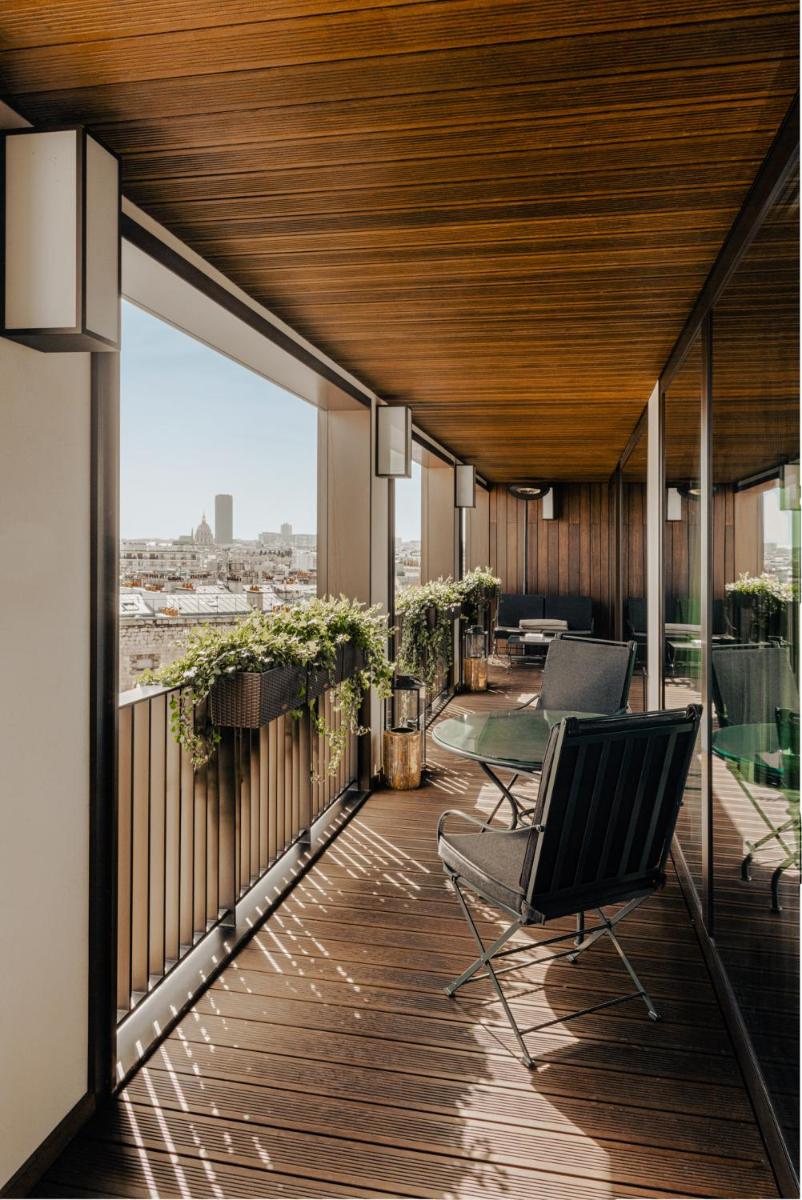 Balcon ou terrasse dans l'établissement Bvlgari Hotel Paris