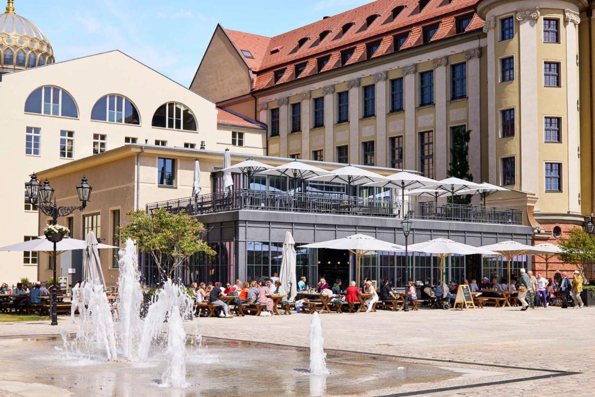 Das Gebäude in dem sich das Hotel befindet