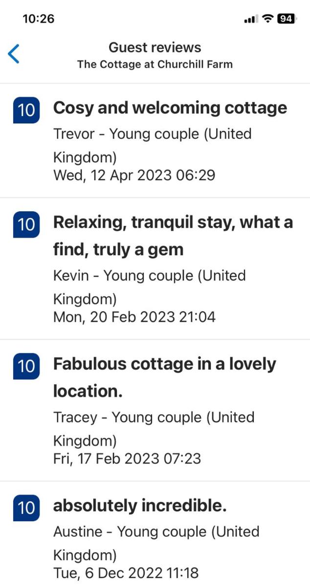 The Cottage at Churchill Farm - Housity