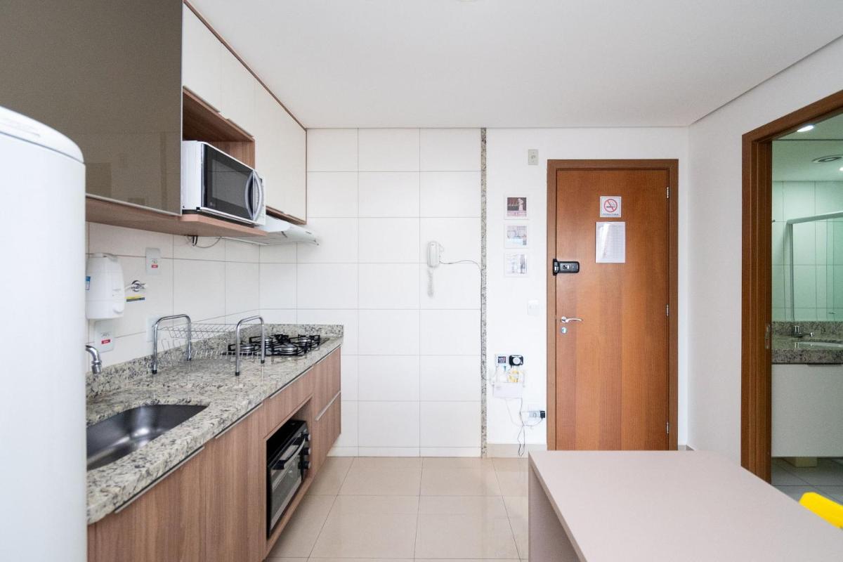 TH1305 Flat Moderno e acolhedor no Setor Bueno - Mobiliado - WI-fi - Garagem - Housity