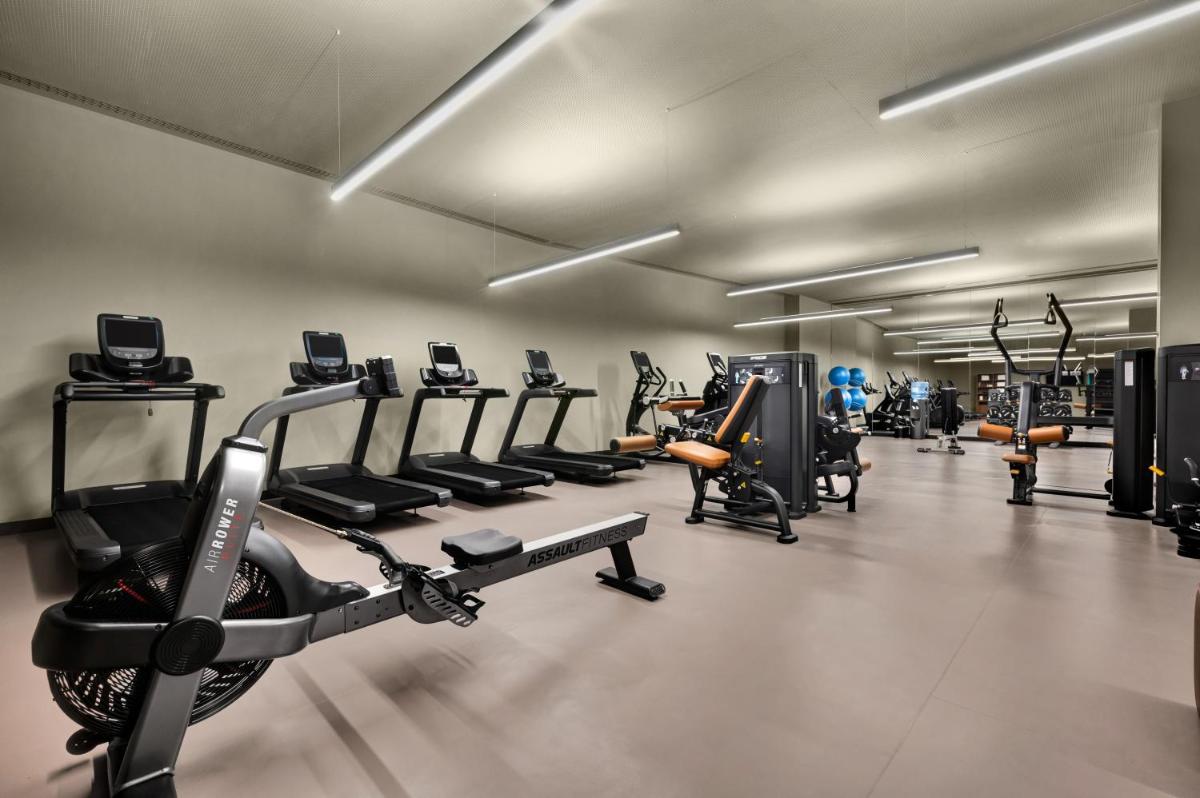 O centro de fitness e/ou as comodidades de fitness de Hilton Porto Gaia