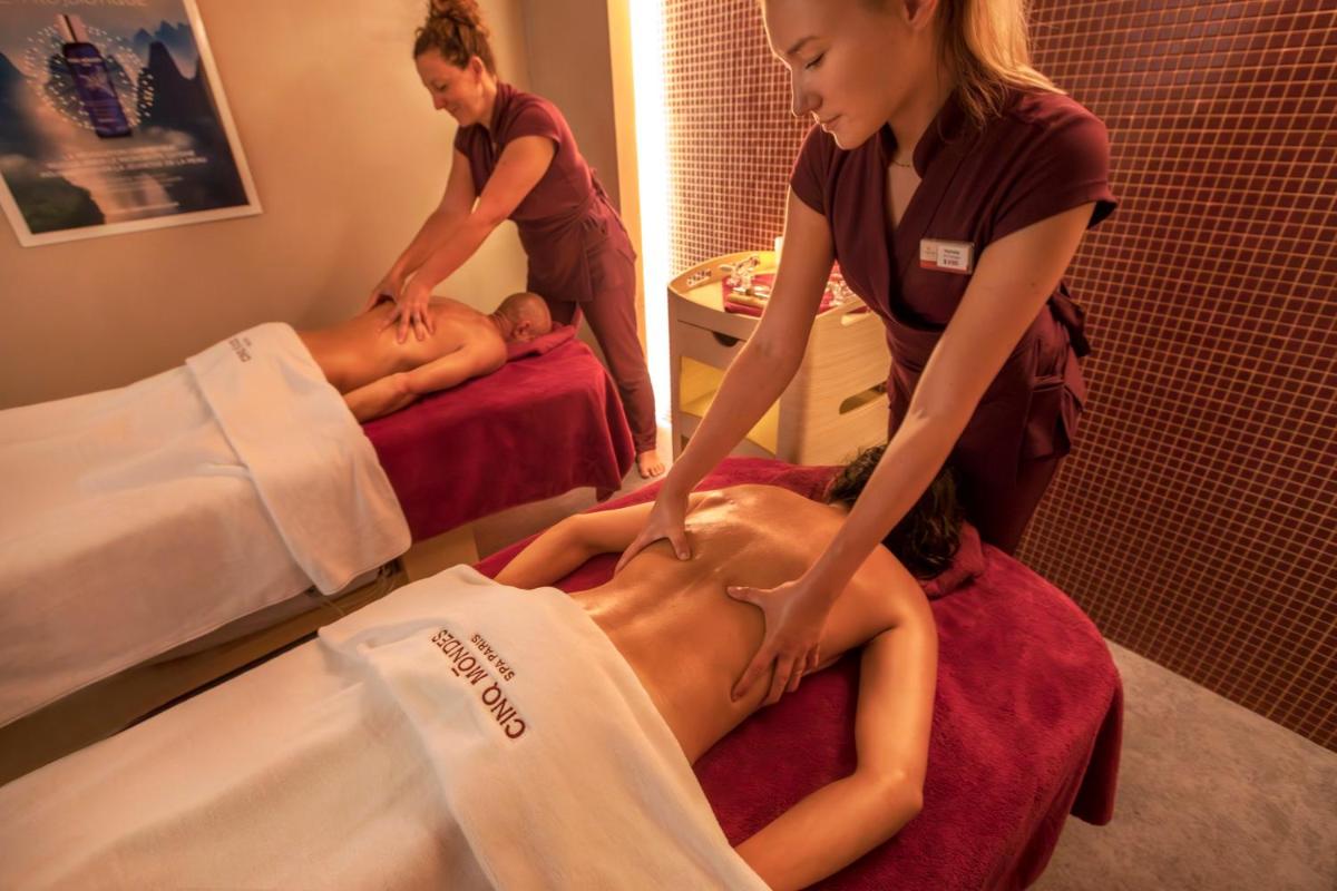 Spa ou équipements de bien-être de l'établissement Chalet Hôtel Le Prieuré & Spa