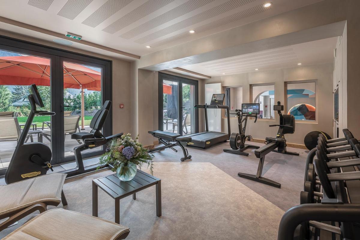 Salle ou équipements de sports de l'établissement Chalet Hôtel Le Prieuré & Spa
