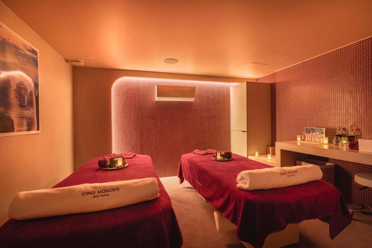 Spa ou équipements de bien-être de l'établissement Chalet Hôtel Le Prieuré & Spa