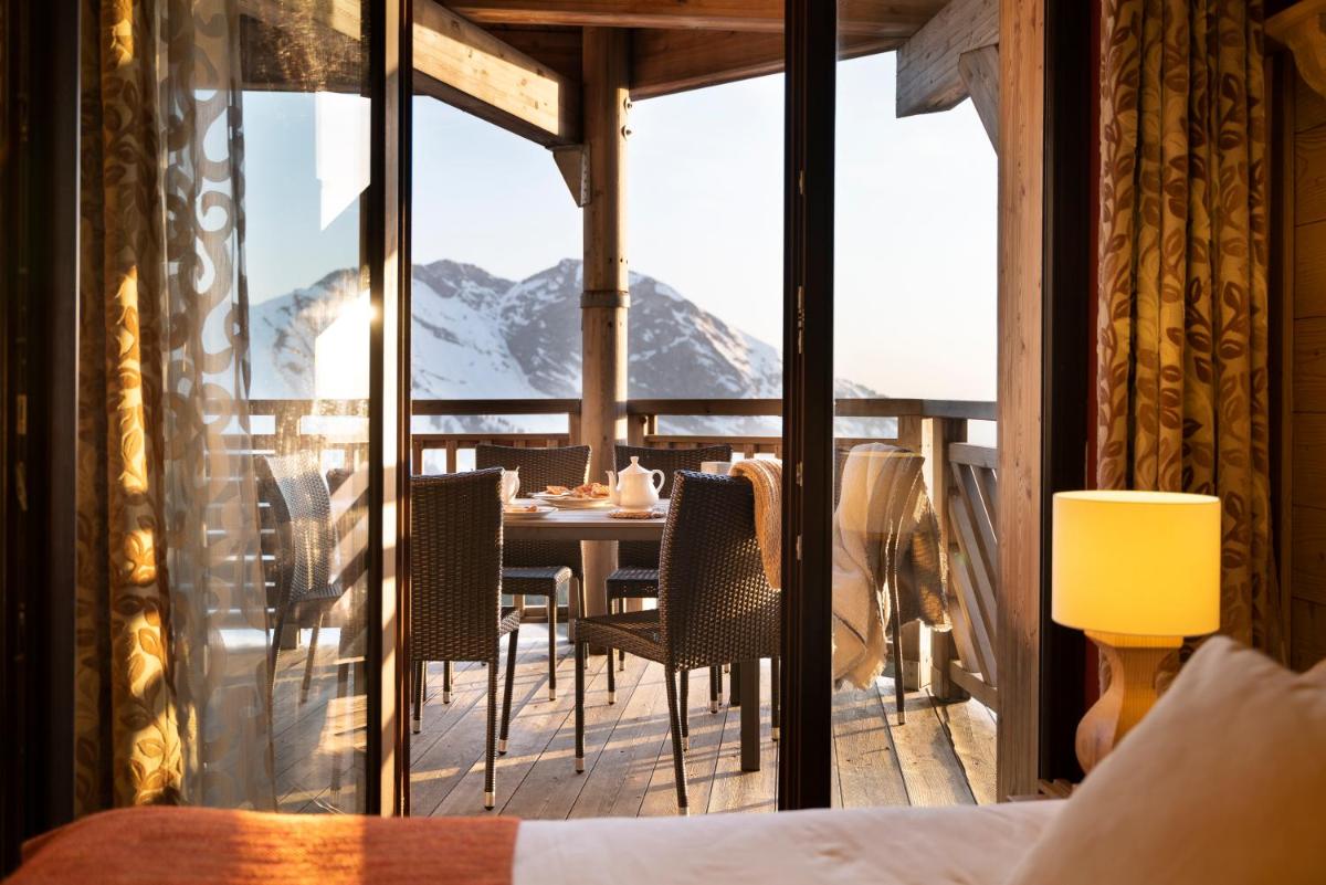 Vue générale sur la montagne ou vue sur la montagne depuis l'appart'hôtel