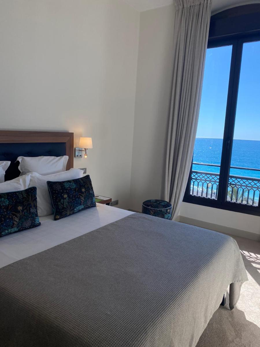 Un ou plusieurs lits dans un hébergement de l'établissement Westminster Hotel & Spa Nice