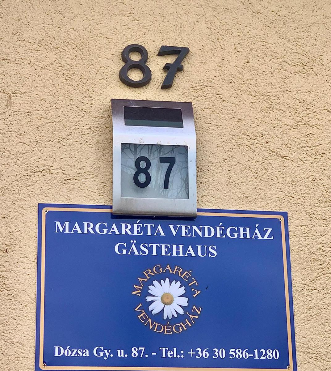 Margaréta Vendégház - Housity
