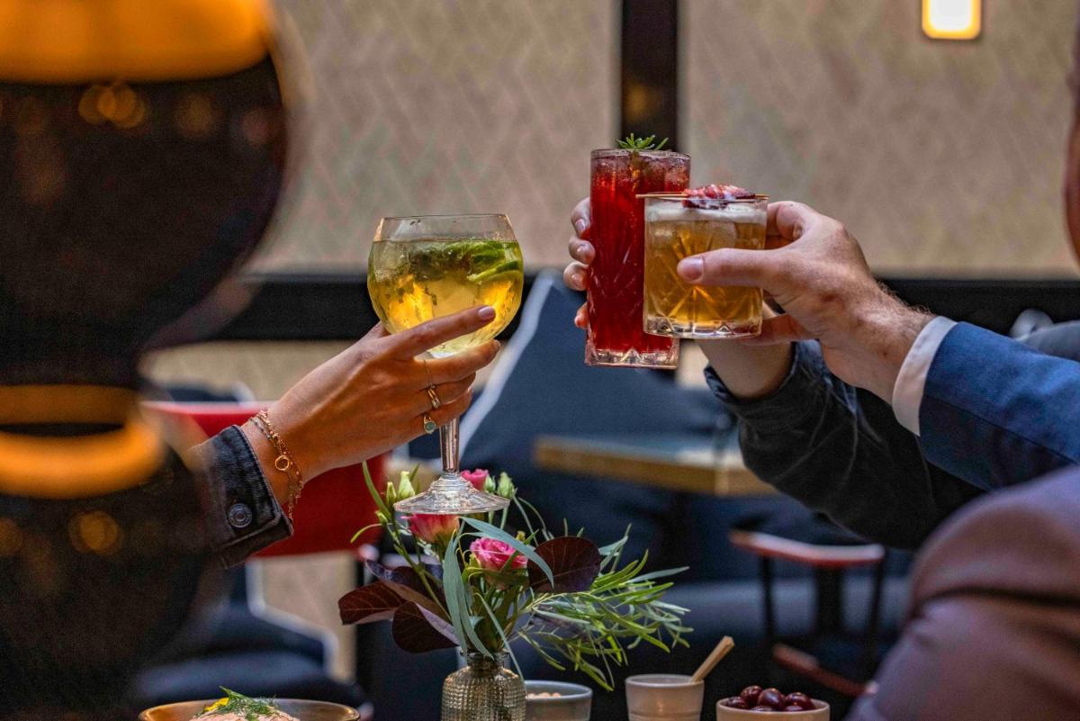 Boissons dans l'établissement Le Roch Hotel & Spa