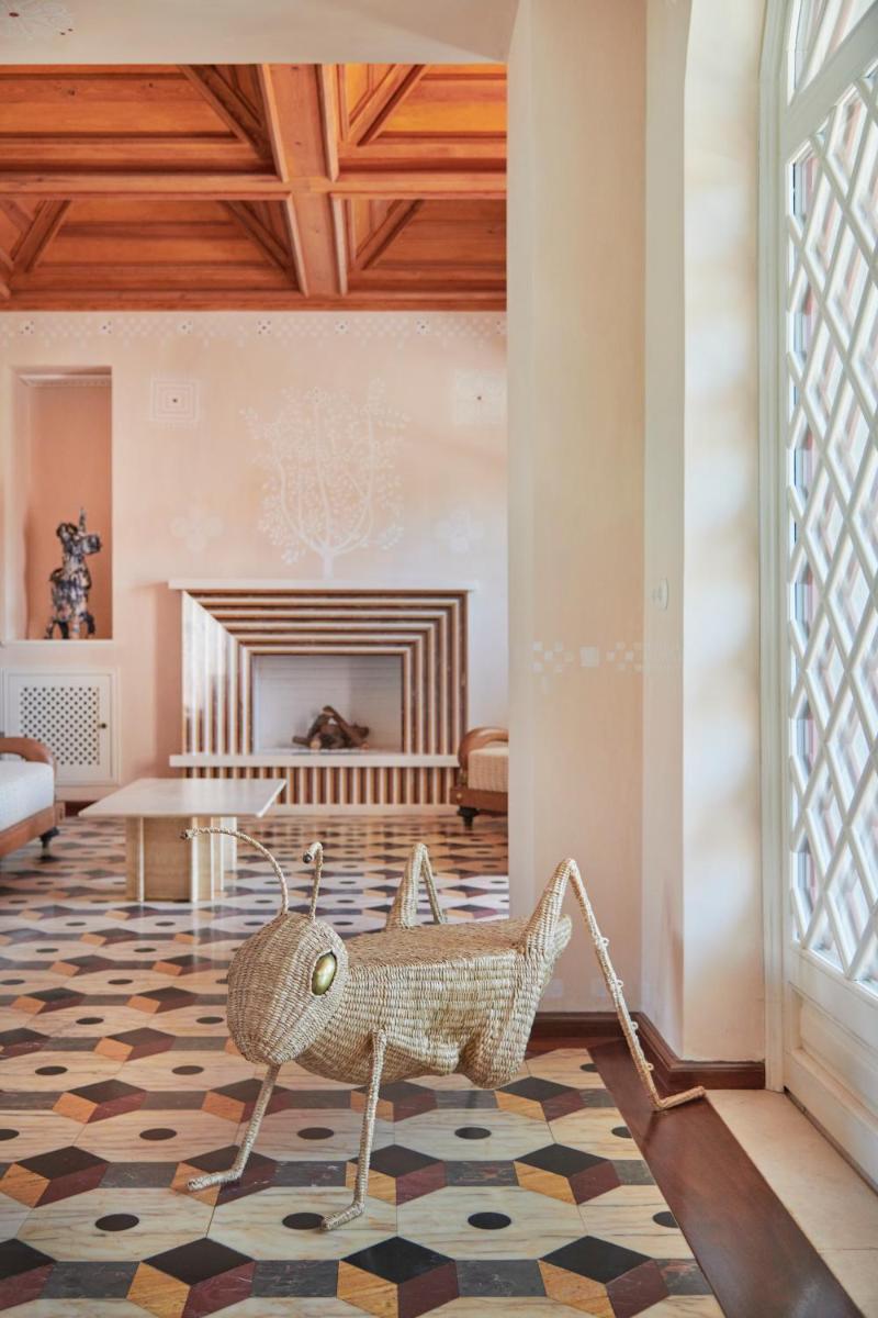 Uma área de estar em Vermelho Melides - Relais & Châteaux