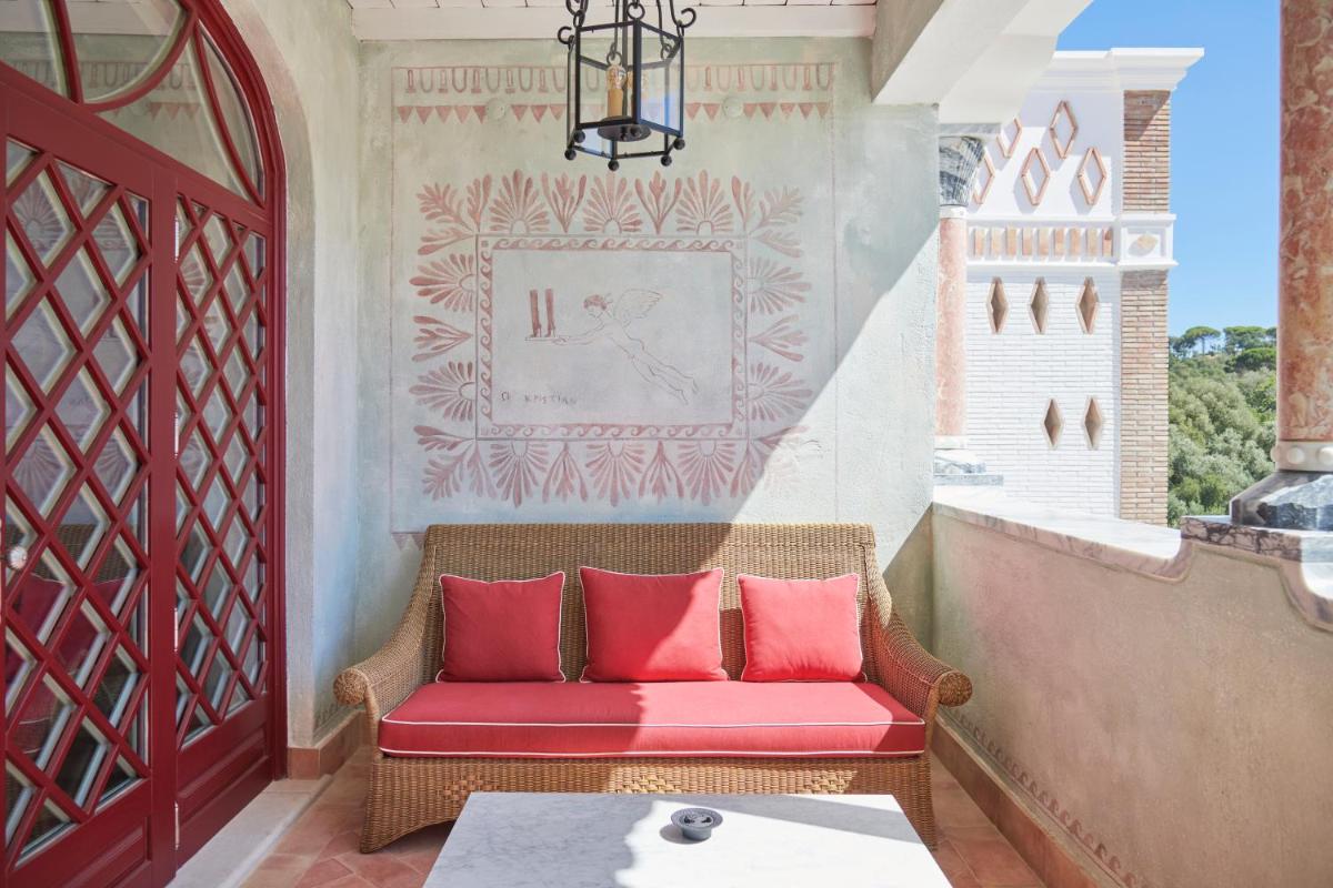 Uma área de estar em Vermelho Melides - Relais & Châteaux