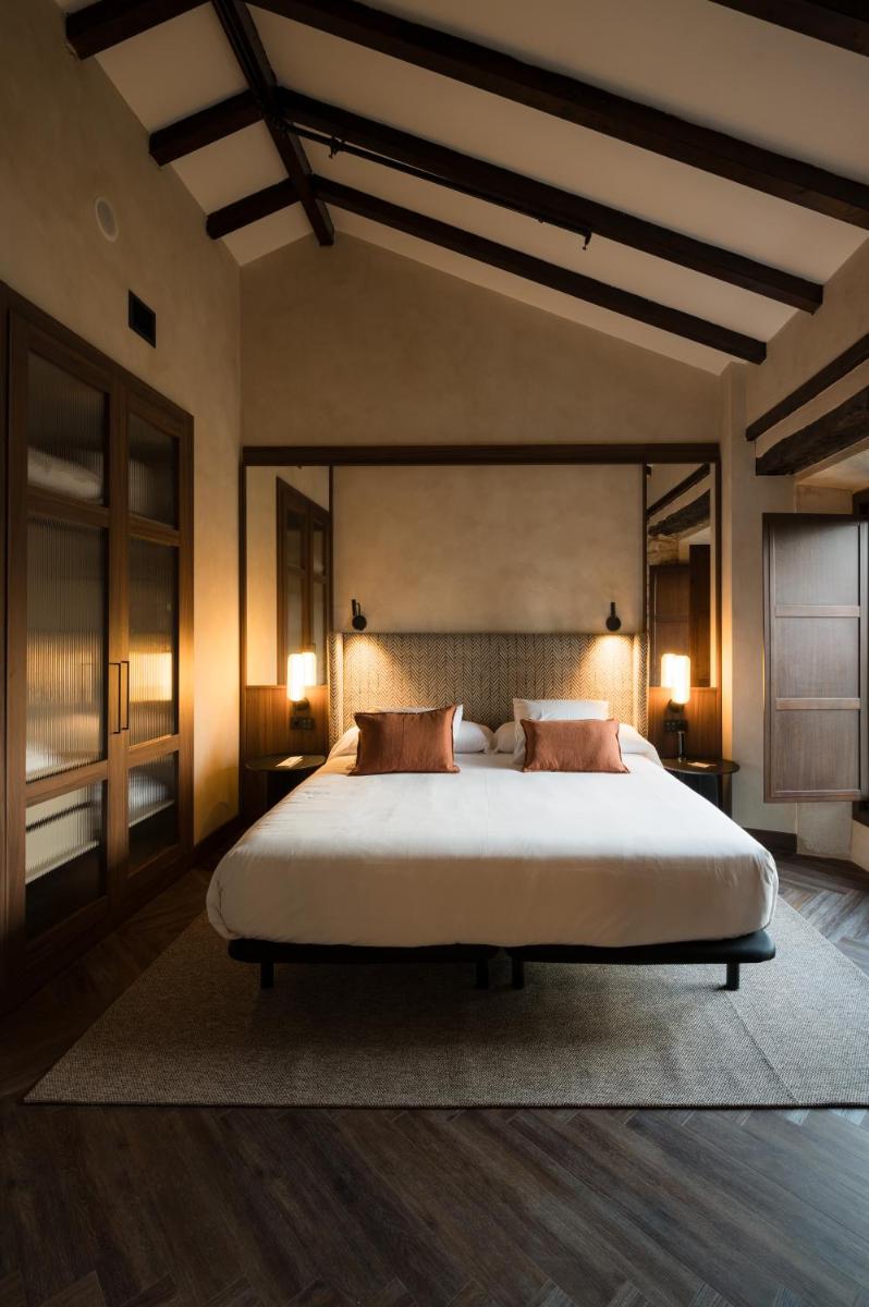 Cama o camas de una habitación en Castilla Termal Brihuega