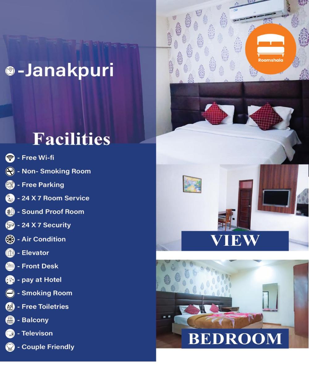 Roomshala 069 Harshi Residency - Janankpuri - Housity