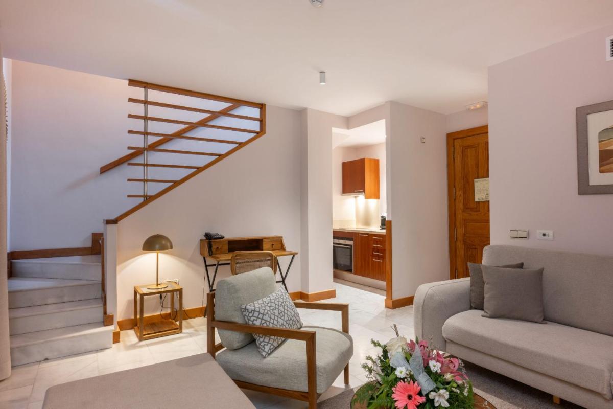 Zona de estar de Hotel Suite Villa Maria