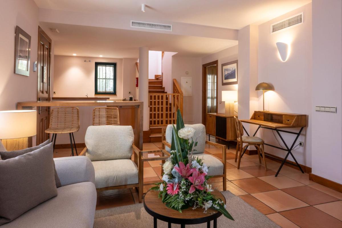 Zona de estar de Hotel Suite Villa Maria