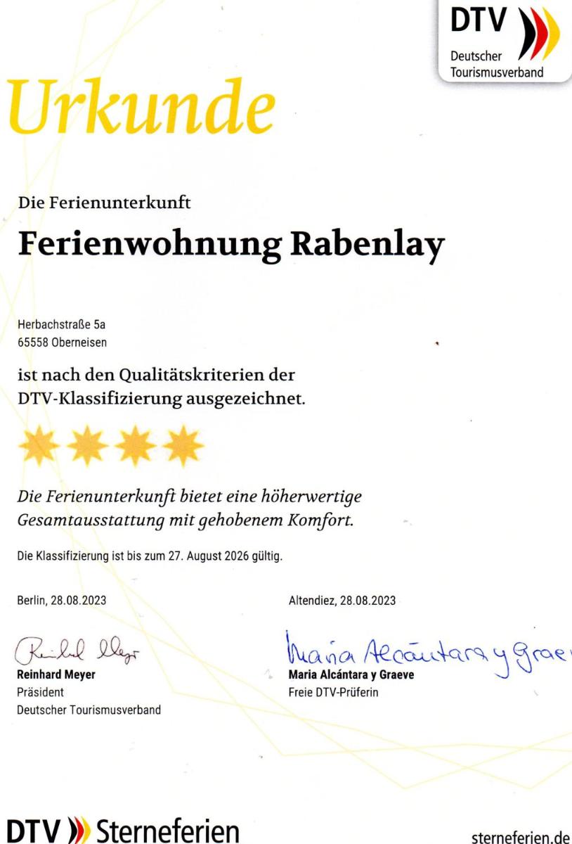 4 Sterne Ferienwohnung Rabenlay - Housity