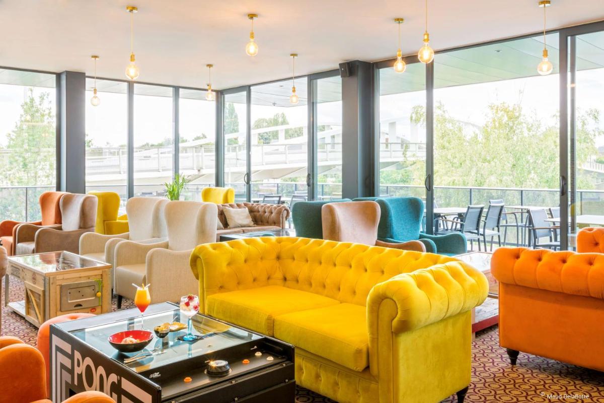 Coin salon dans l'établissement Aiden by Best Western T'aim Hotel & SPA