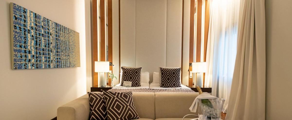 Cama o camas de una habitación en Hospes Amérigo, Alicante, a Member of Design Hotels