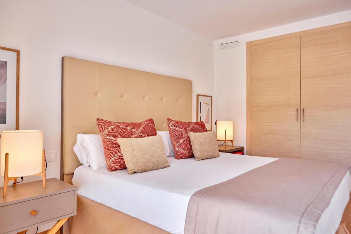 Cama o camas de una habitación en Zafiro Bahia