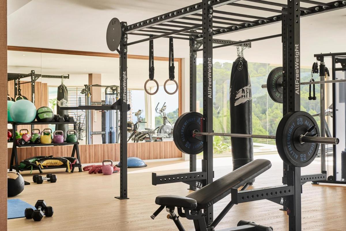 Gimnasio o instalaciones de fitness de Zafiro Palace Andratx