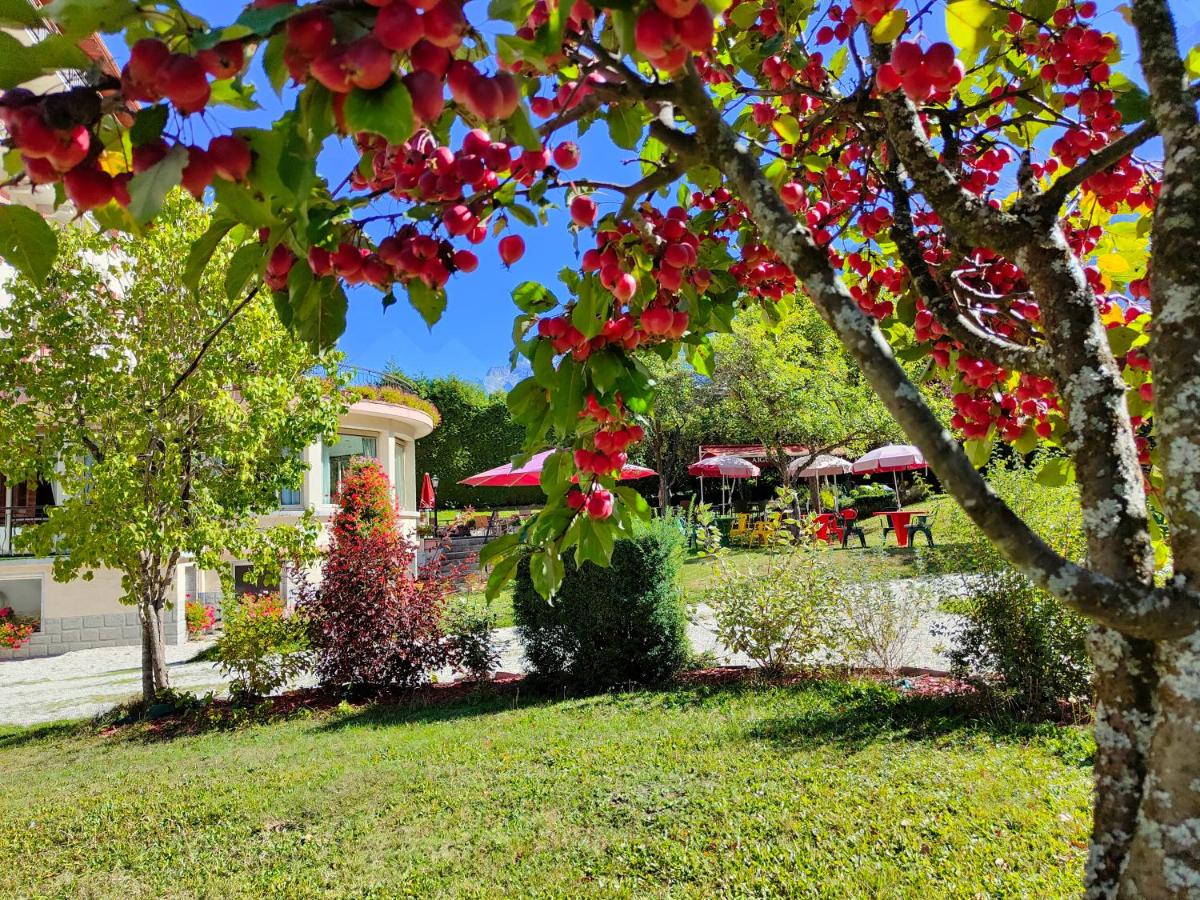 Jardin de l'établissement Aiguille du Midi - Hôtel & Restaurant
