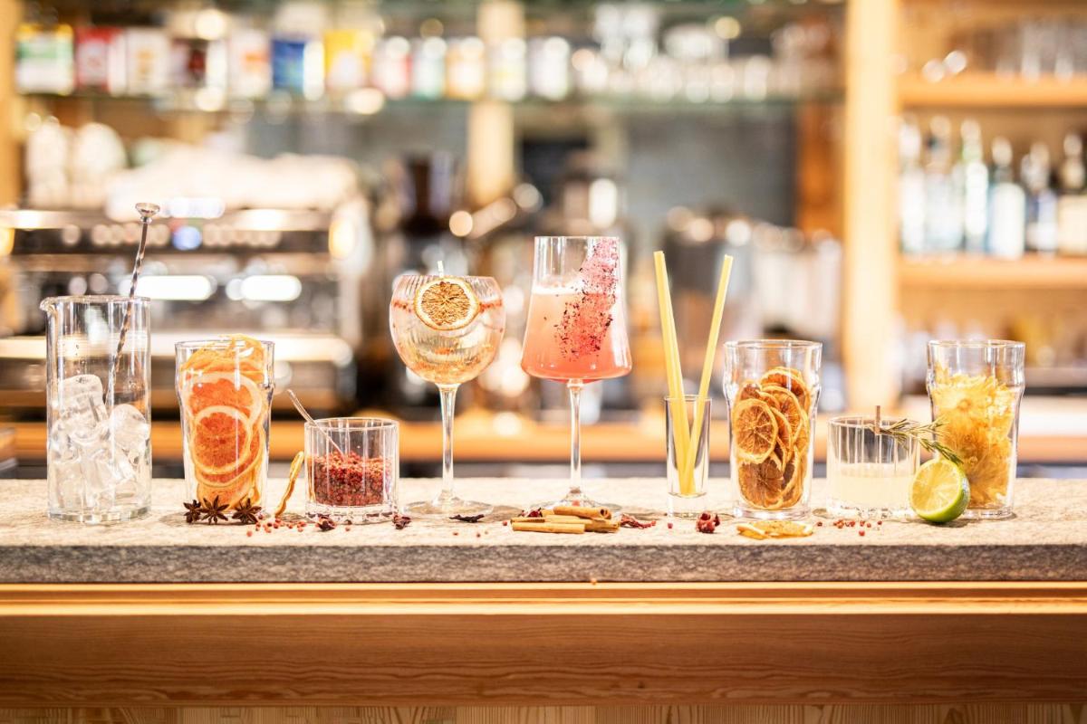Boissons dans l'établissement Le Chalet Blanc Hôtel & Spa