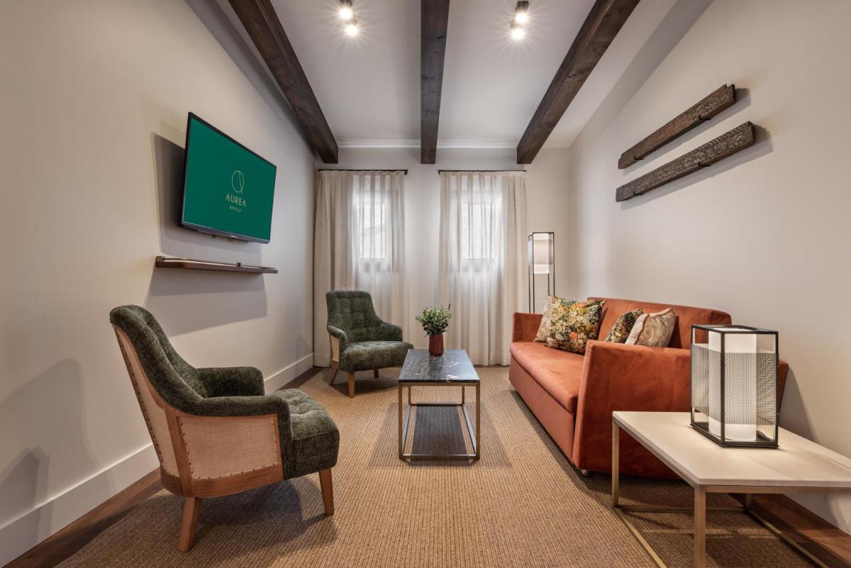 Zona de estar de Áurea Toledo by Eurostars Hotel company