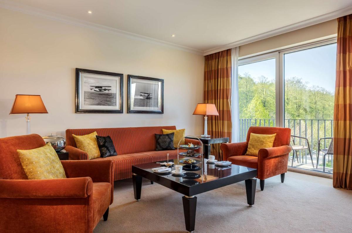 Ein Sitzbereich in der Unterkunft Parkhotel Bremen – ein Mitglied der Hommage Luxury Hotels Collection