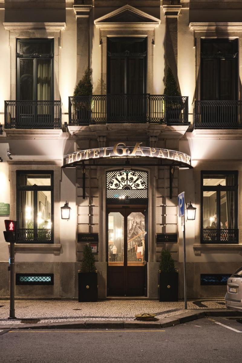 O edifício onde o hotel está situado