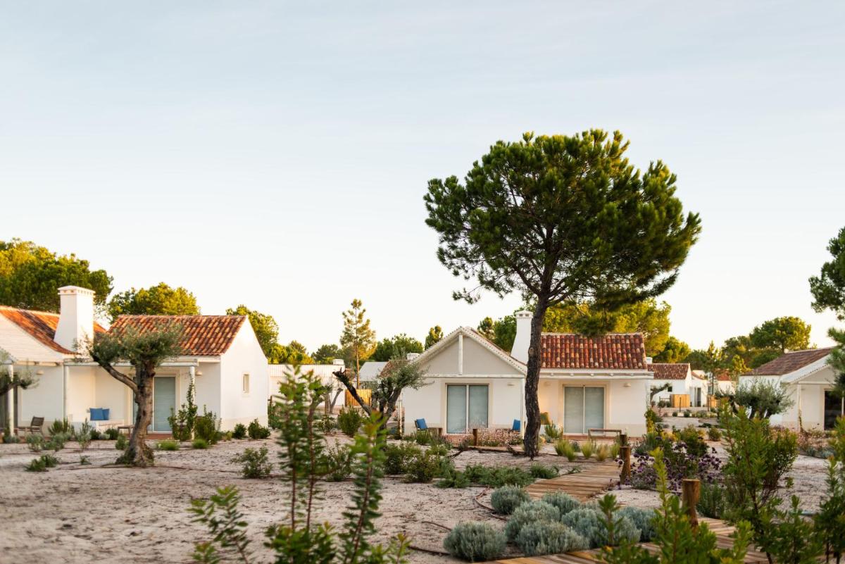Um jardim no exterior de Independente Comporta