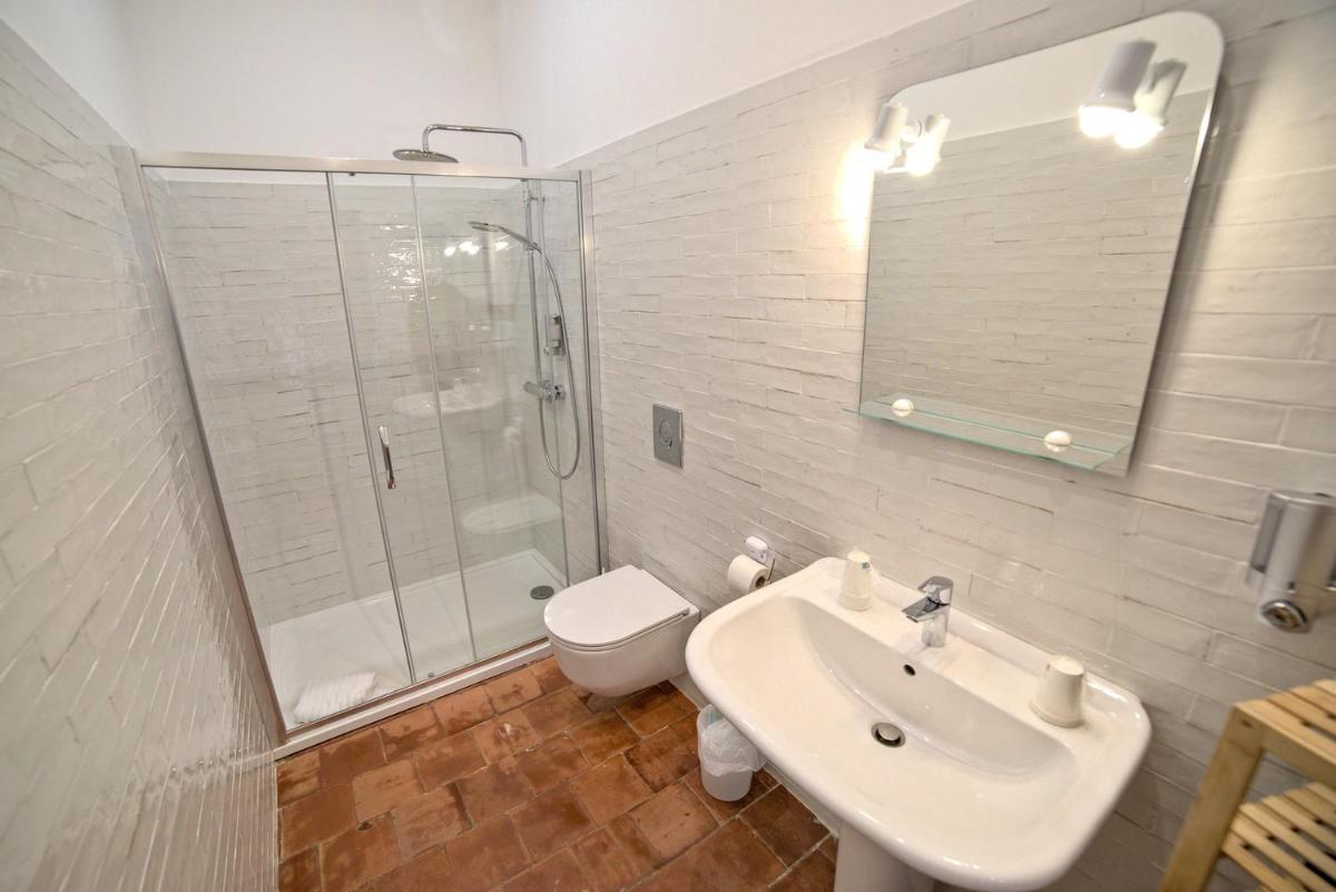 Salle de bains dans l'établissement Hôtel Casa Rossa & Spa