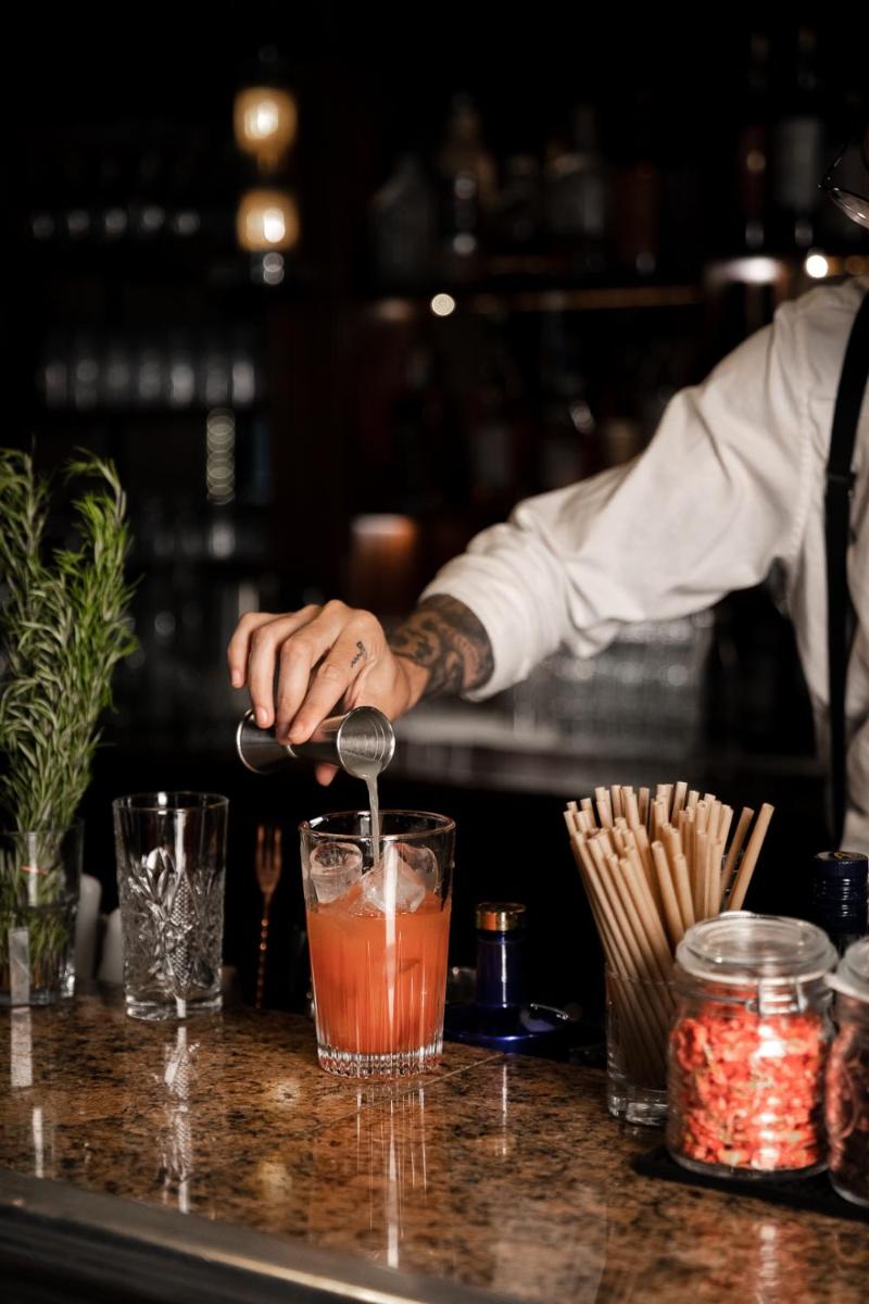 Boissons dans l'établissement Fourvière Hôtel