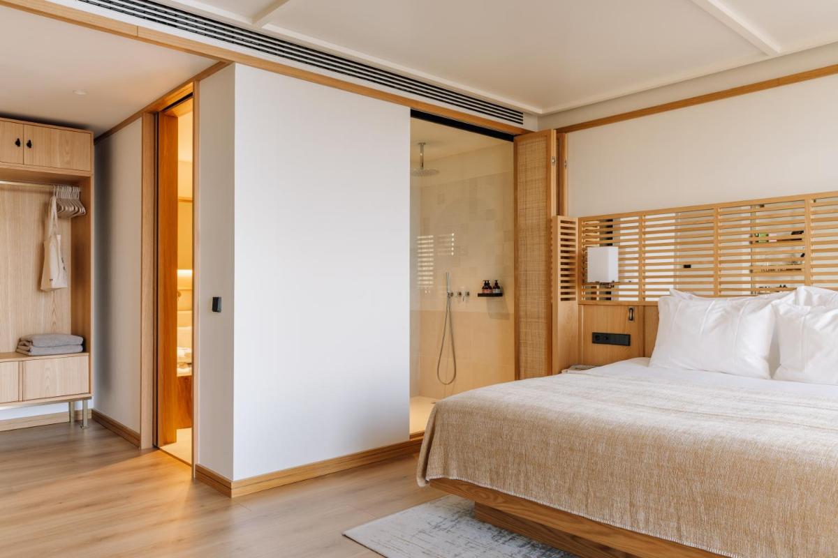 Uma cama ou camas num quarto em Aethos Ericeira