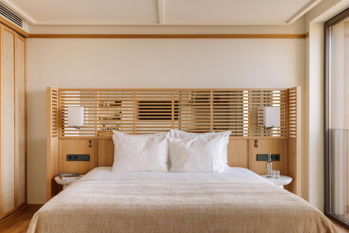 Uma cama ou camas num quarto em Aethos Ericeira